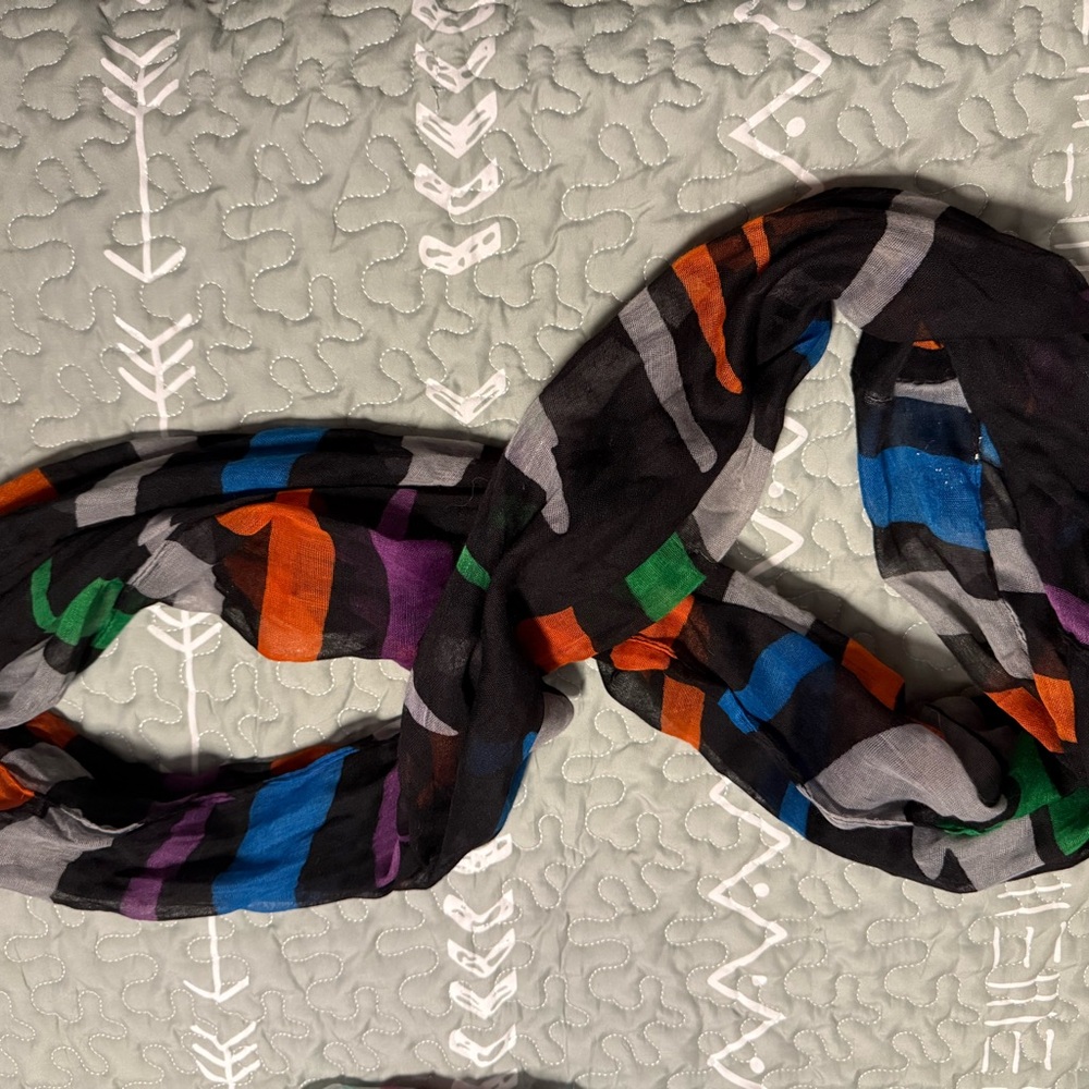 Colorful Striped Scarf
